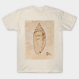 Lettered Olive Shell T-Shirt